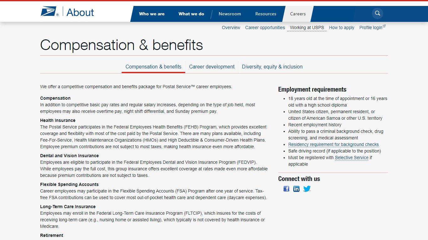 Compensation and Benefits - Careers - About.usps.com